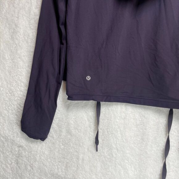 Lululemon Ready To Rulu Wrap Hoodie Purple #W4AOKS Athletic Size 2 - Picture 5 of 10